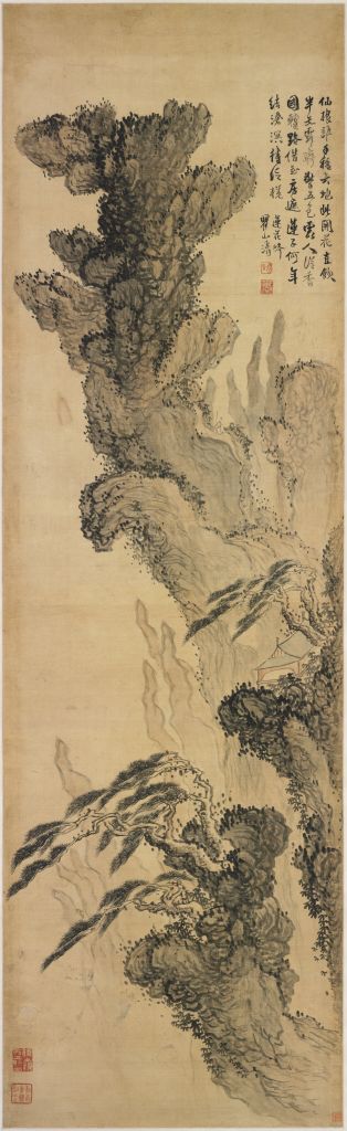 图片[1]-Meiqing Mount Huangshan Map Axis-China Archive